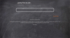 Desktop Screenshot of granny-free-sex.com